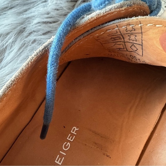 Kert Geiger Leather Oxford Shoes with Broguing - Picture 7 of 7